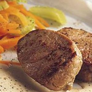 Kalfsmedaillon in fijne vleesjus à 100 g