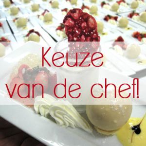 Winters mini-dessert van de chef