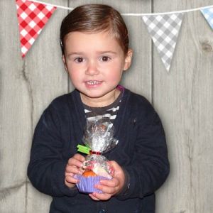 Kids fruitspies met poedersuiker