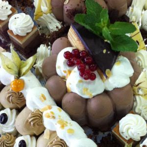 Hemelse modder (chocoladebavarois)